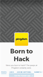 Mobile Screenshot of borntohack.pingdom.com